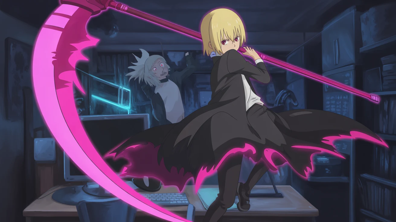 Anime gaming desk mat design