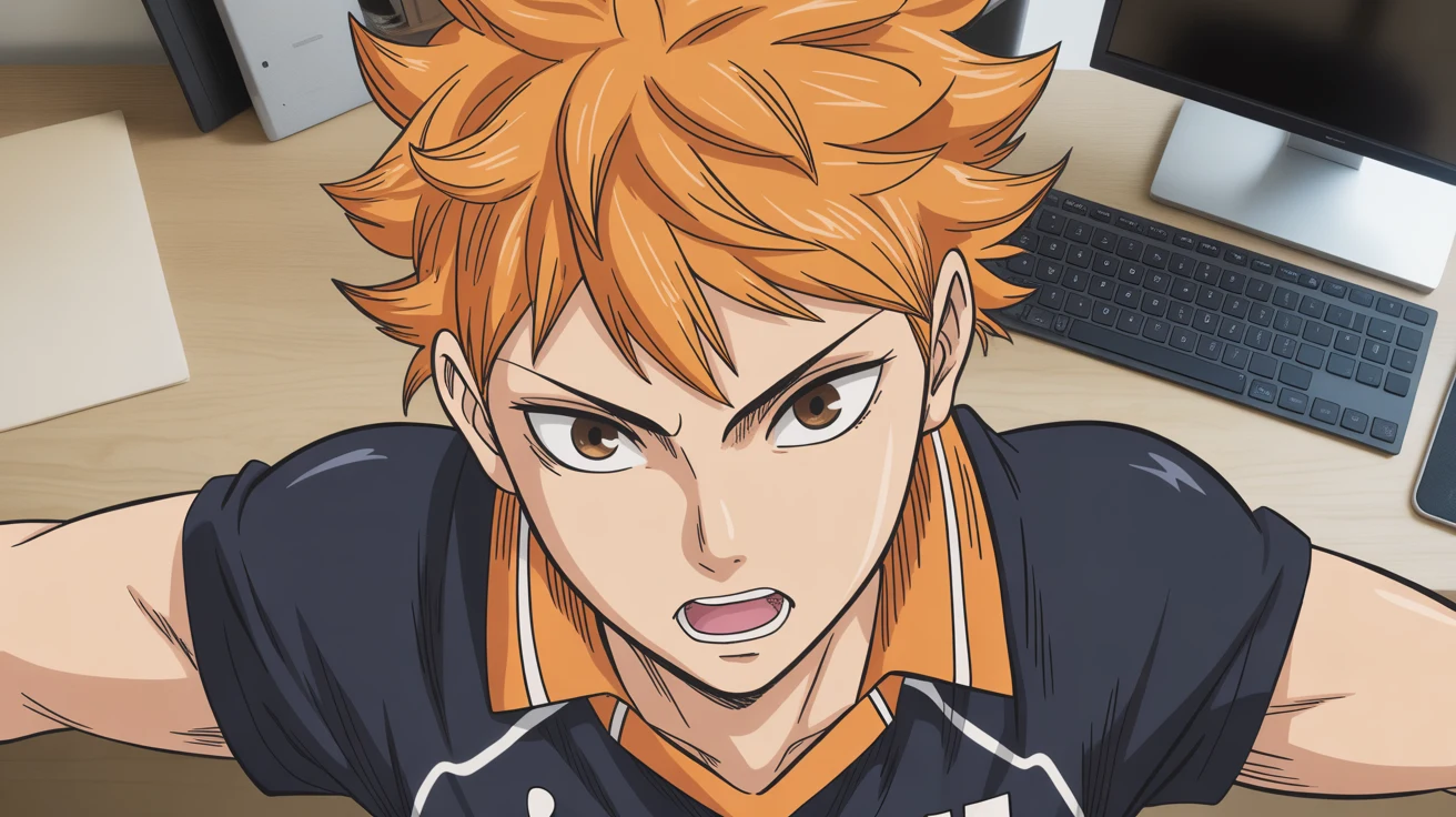 Anime gaming desk mat design