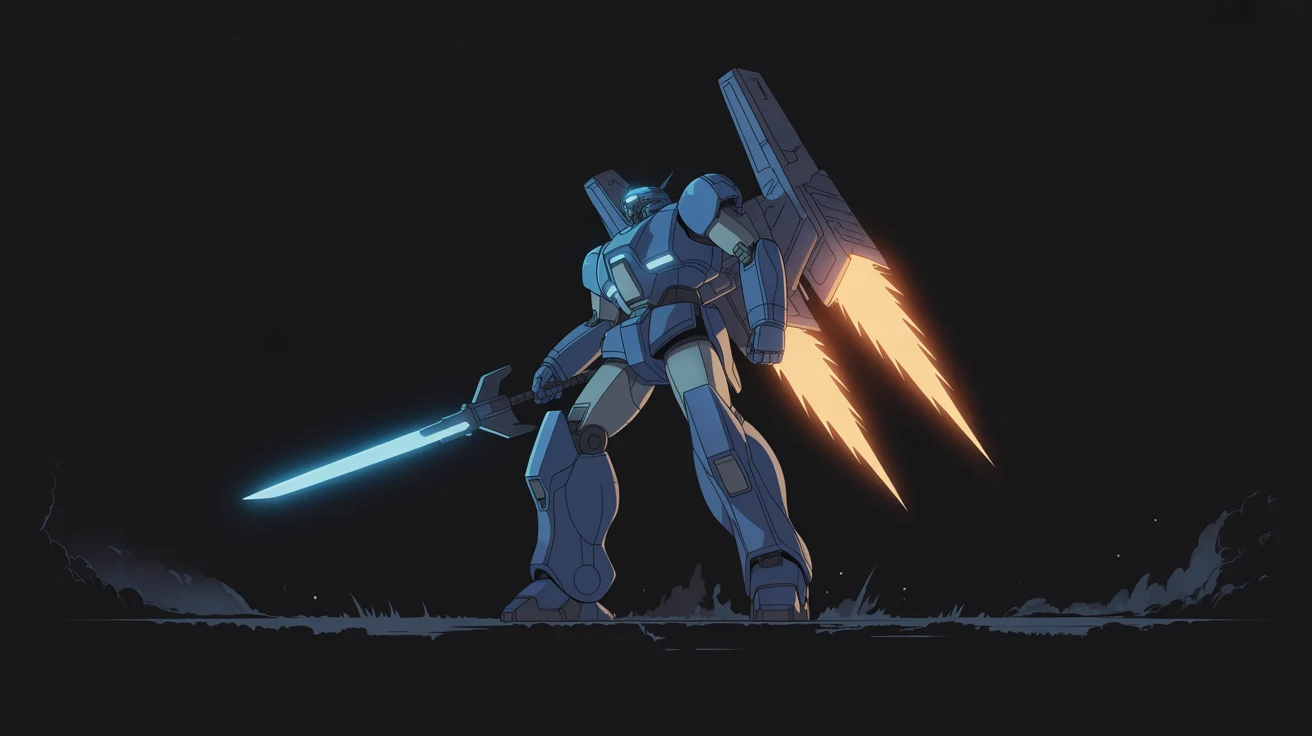 Mecha Robot gaming desk mat