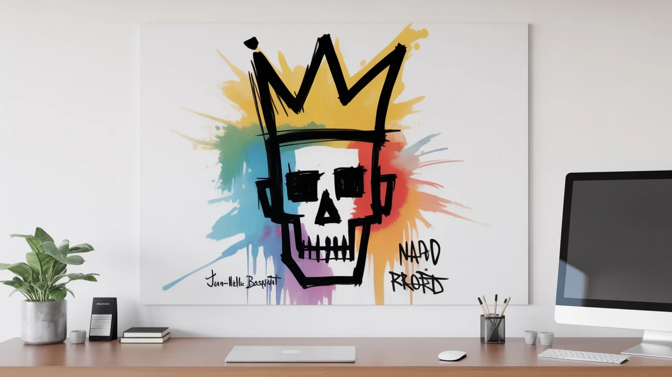 Art gaming desk mat design