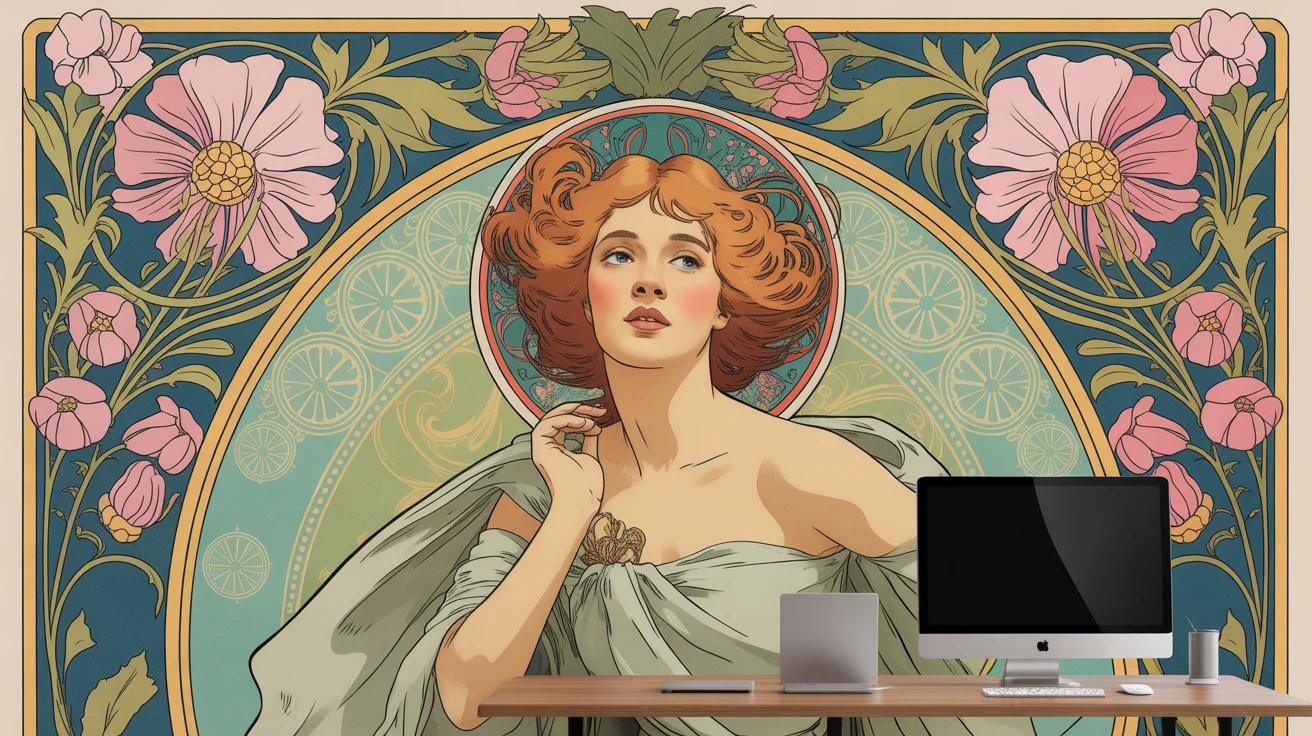 Art gaming desk mat design