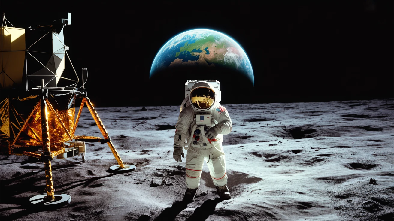 Space gaming desk mat design