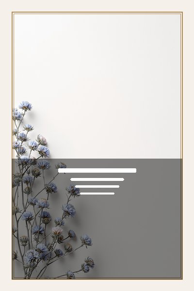 Dusty Blue Minimal