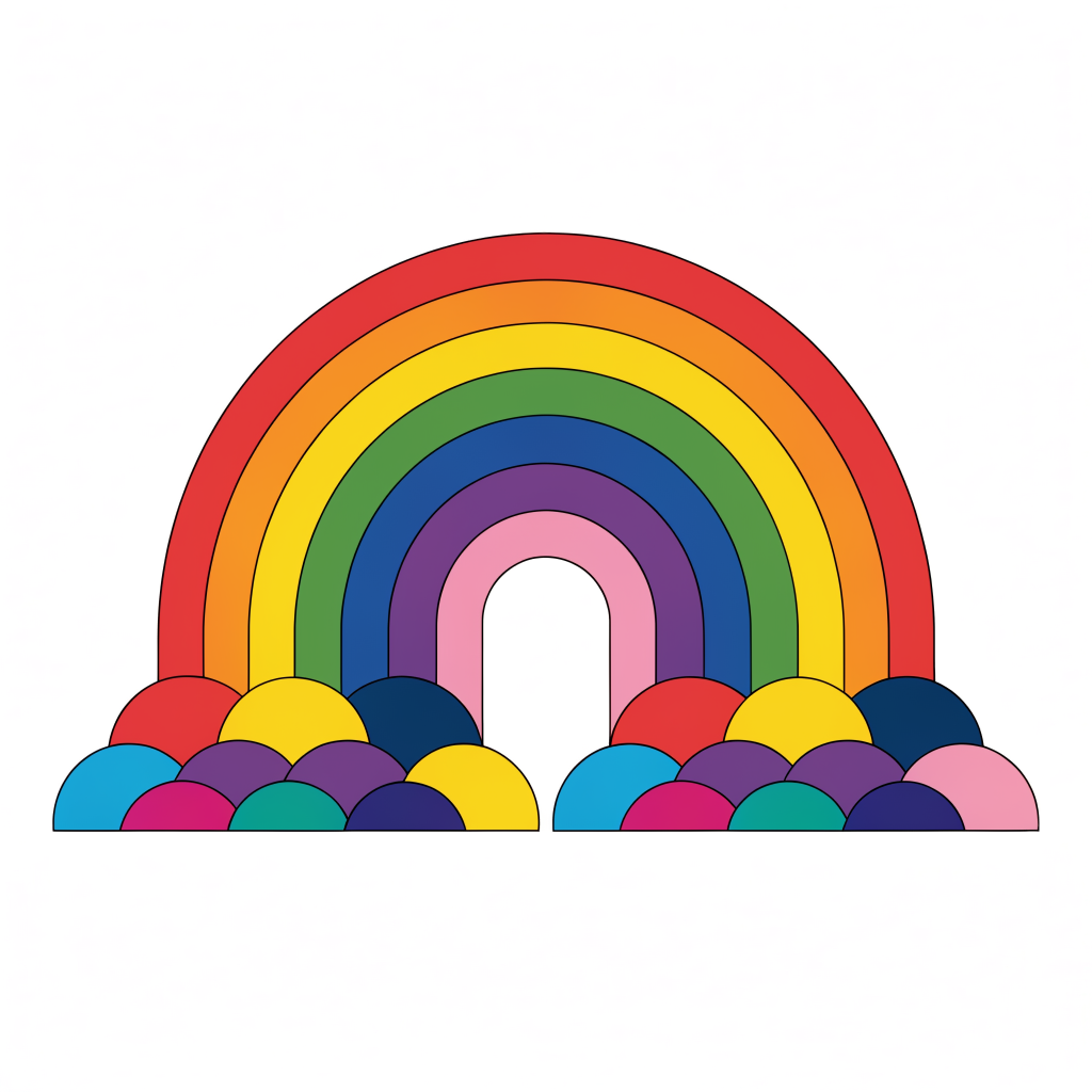 a rainbow